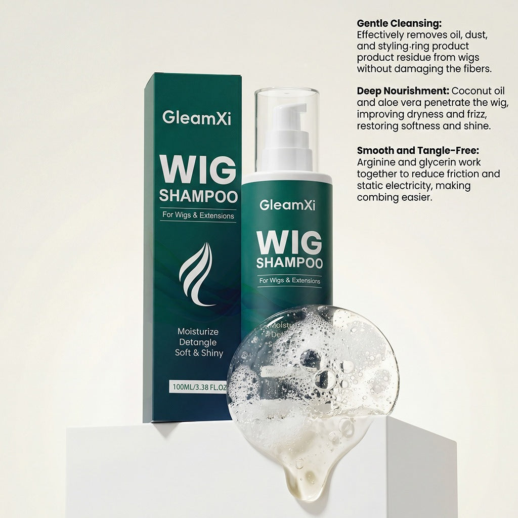 Moisturizing Wig Shampoo for Human Hair and Synthetic Extensions
