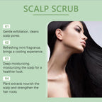 Mint Scalp Exfoliating Scrub and Massage Brush for Deep Cleansing