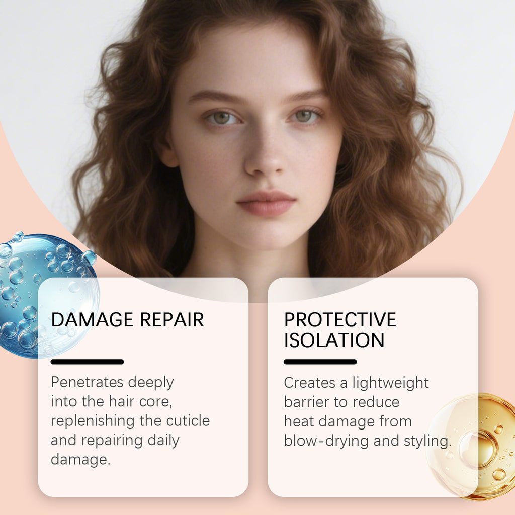 Leave-in Hair Conditioner Cream for Anti-Frizz and Deep Moisturizing