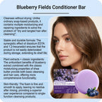 Blueberry Fields Solid Hair Conditioner Bar for Frizz Repair 60g