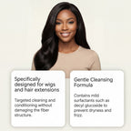 Moisturizing Wig Shampoo for Human Hair and Synthetic Extensions