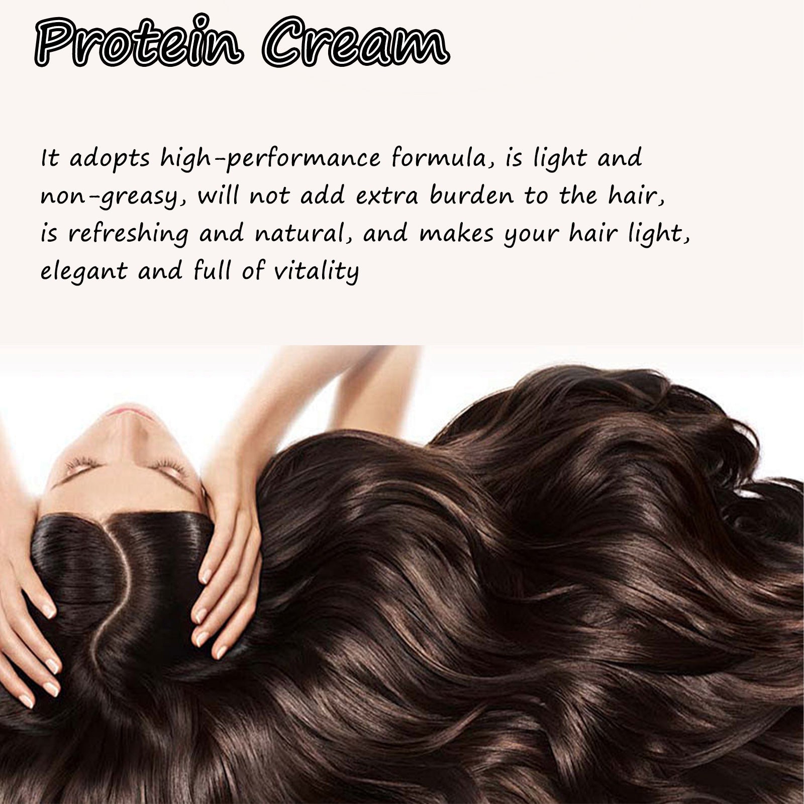 Rosemary Leave-In Protein Hair Repair Treatment Cream 100ml - 12