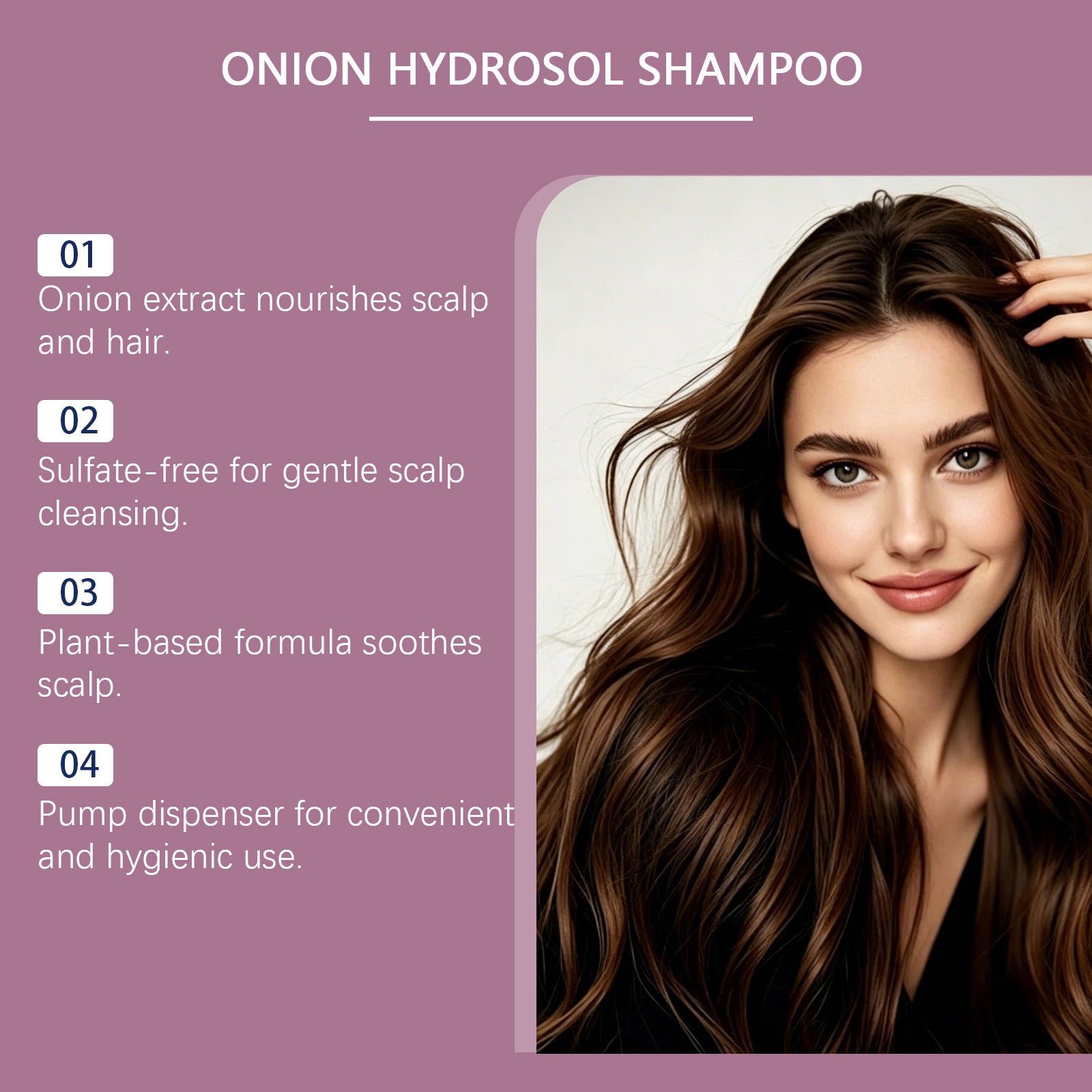Onion Hydrosol Scalp Nourishing Shampoo 300ml for Hair Growth