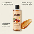 Batana Oil Hair Shampoo 100ml for Thickening and Strengthening Hair