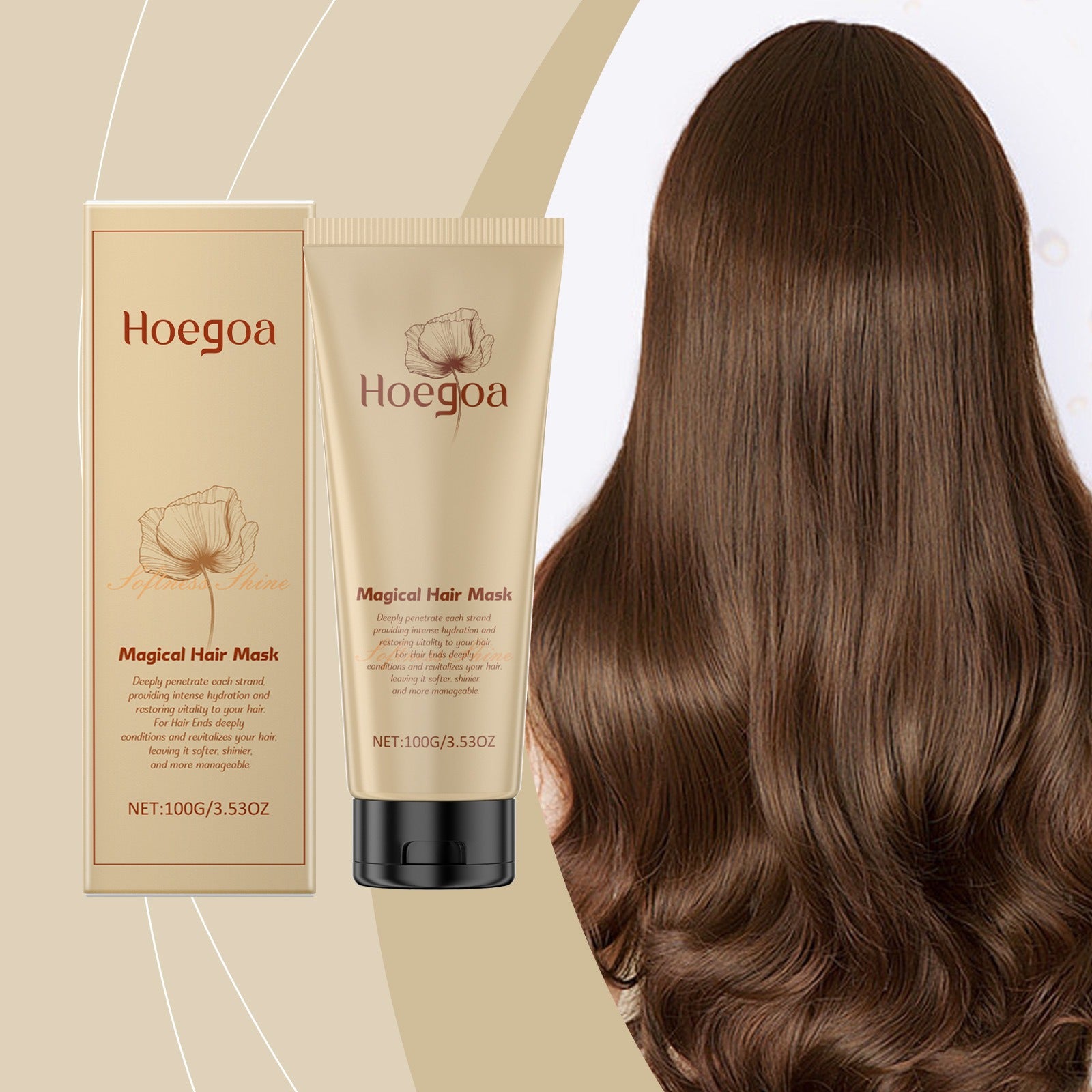 Deep Repair Hair Mask Treatment for Damaged Dry Hair and Split Ends 100g - 8