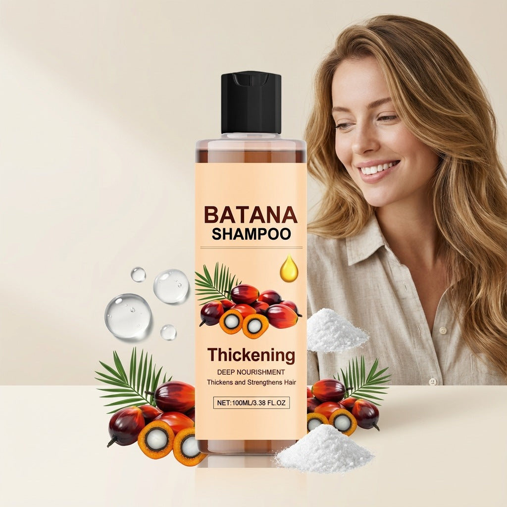 Batana Oil Hair Shampoo 100ml for Thickening and Strengthening Hair