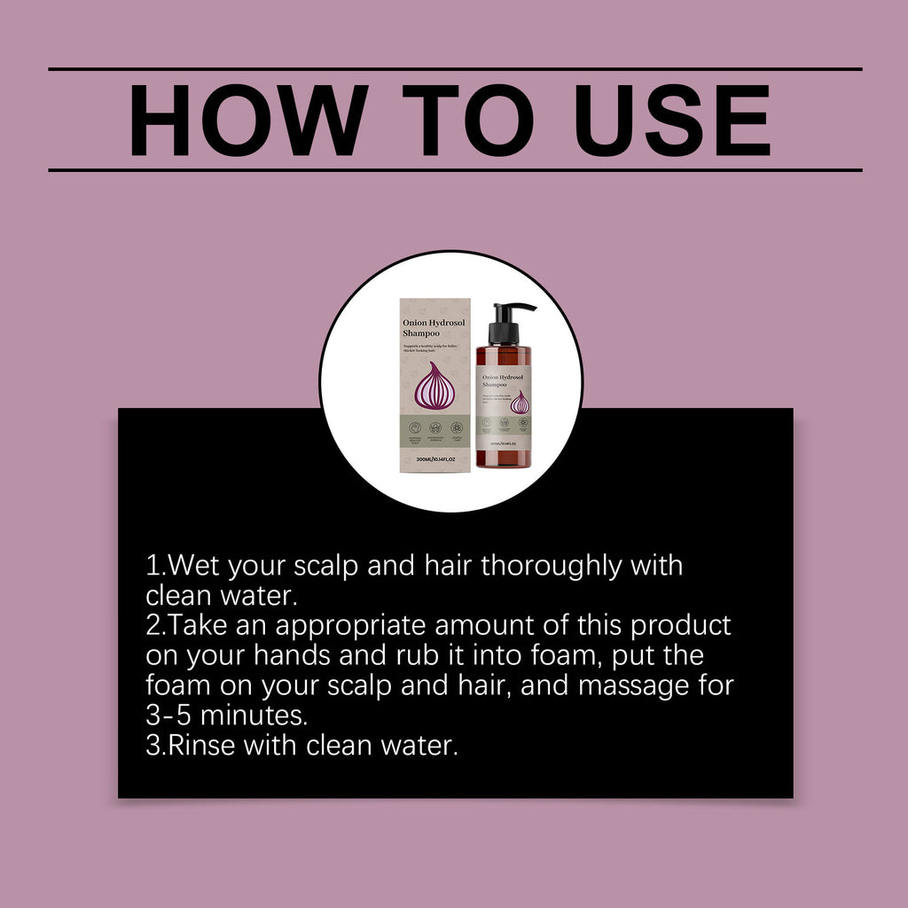 Onion Hydrosol Scalp Nourishing Shampoo 300ml for Hair Growth