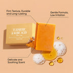Turmeric and Kojic Acid Cleansing Beauty Bar for Face and Body