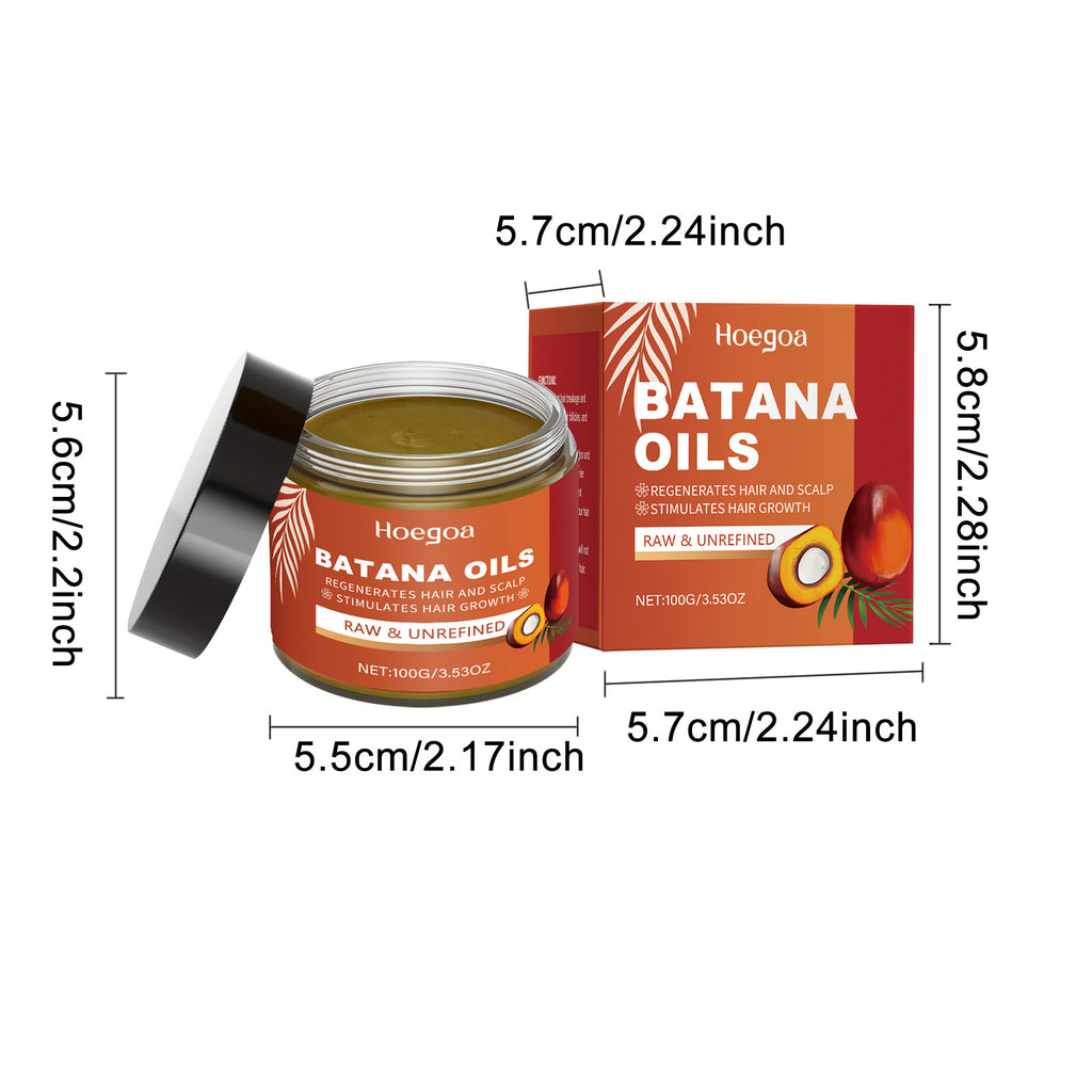 Raw Unrefined Batana Oil Hair Repair and Scalp Treatment Butter 100g