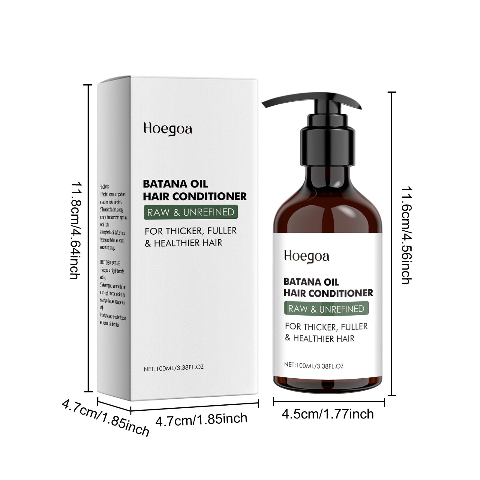 Batana Oil Hair Conditioner 100ml for Thickening and Repair - 7
