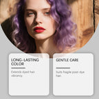 Purple Color Booster Shampoo Semi Permanent Hair Dye and Toning Wash