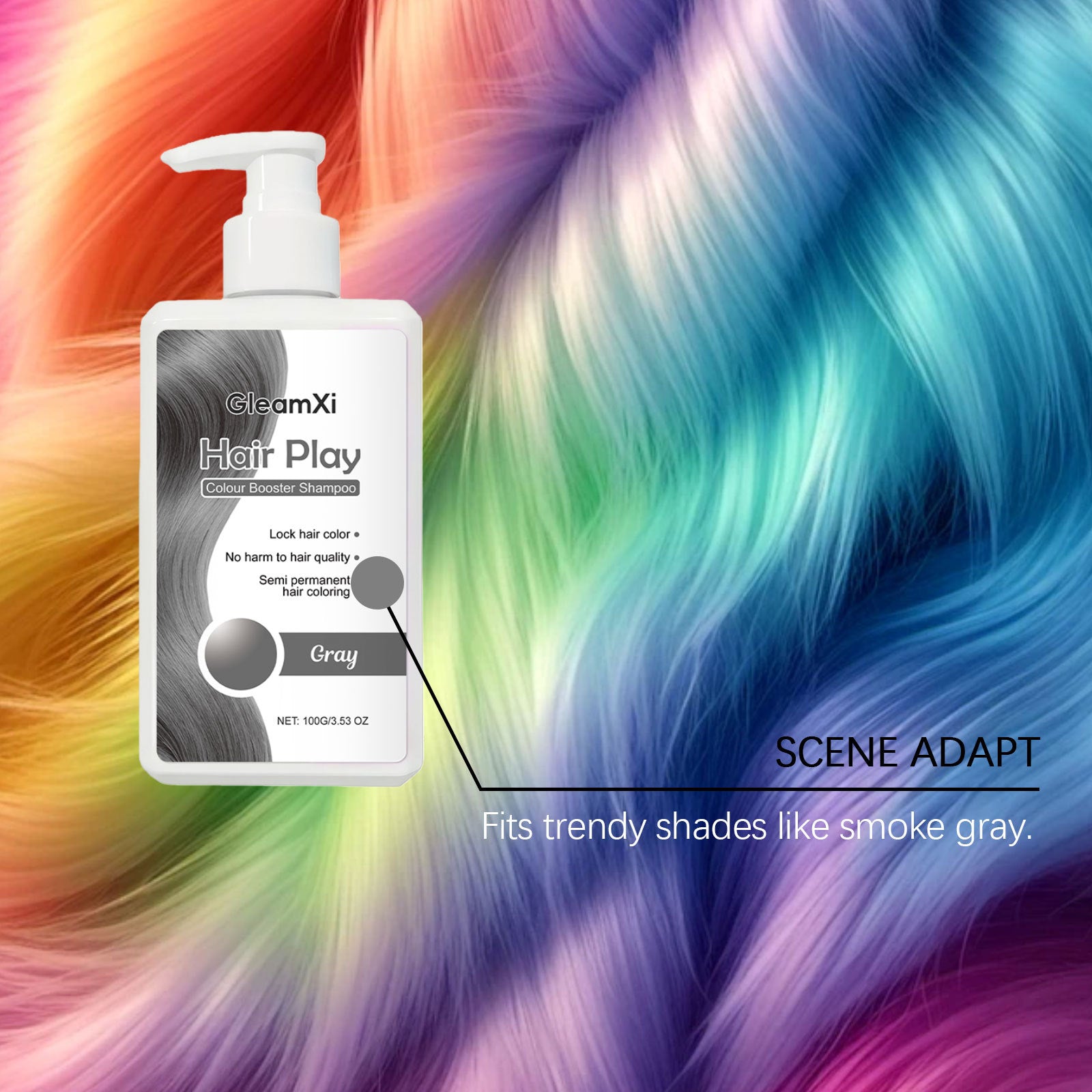 100g Gray Hair Color Locking and Nourishing Dyeing Shampoo - 14