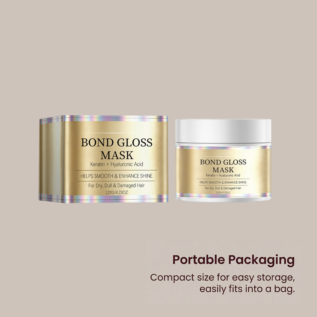 Bond Gloss Hair Mask with Keratin and Hyaluronic Acid 120g