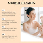 8 Piece Aromatherapy Shower Steamer Tablet Set for Relaxation