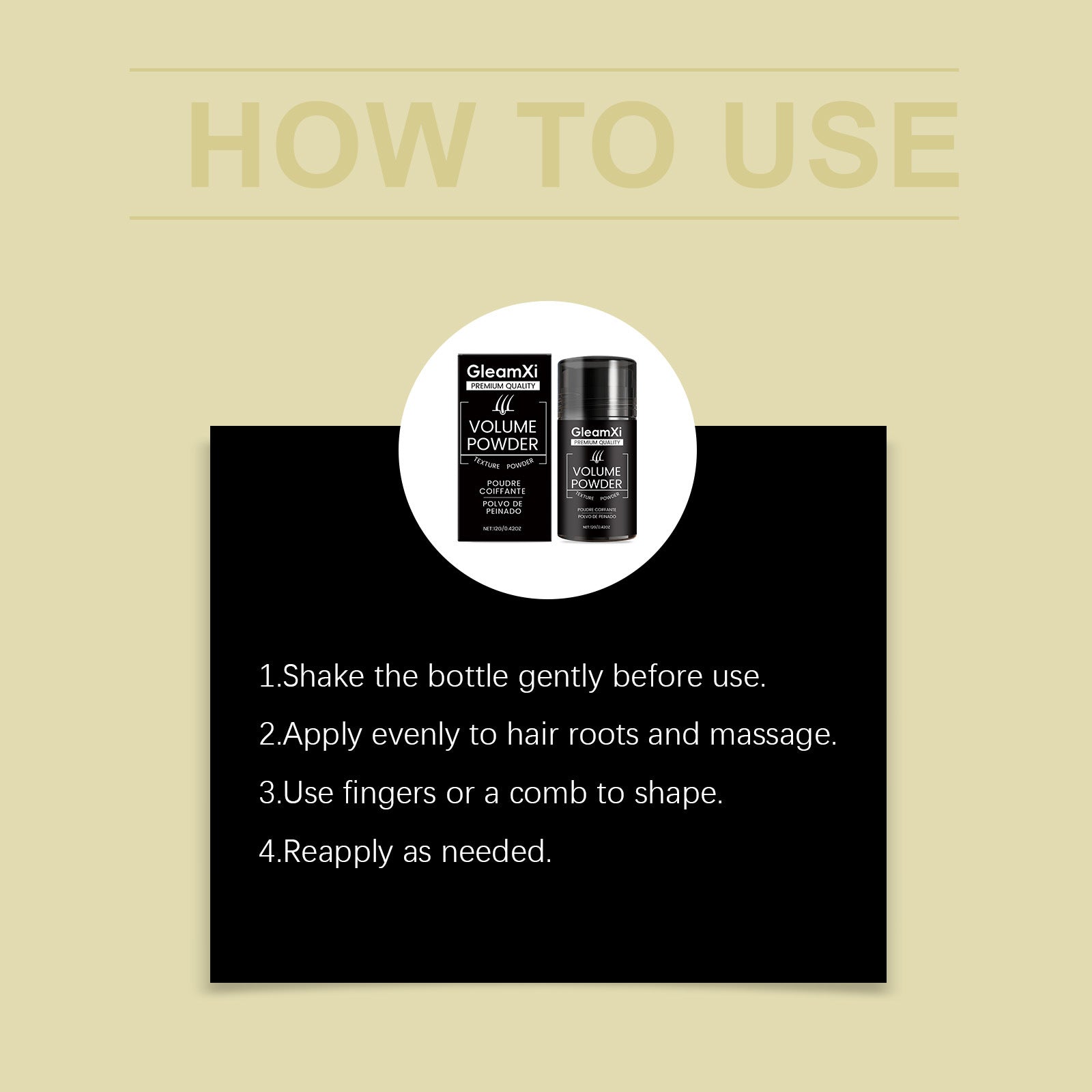 Hair Volumizing Powder for Root Lifting and Oil Control - 9