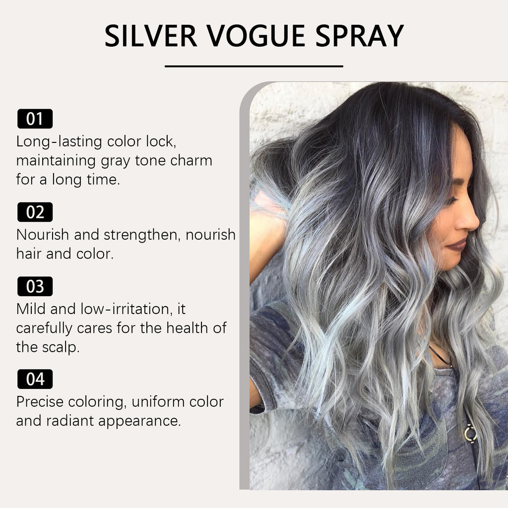 30ml Temporary Silver Hair Color Spray Washable Tint