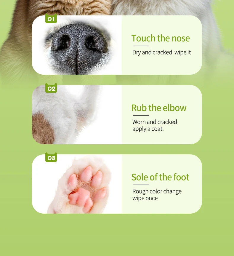 Pet Paw and Nose Balm Moisturizing Cream for Dogs and Cats - 10