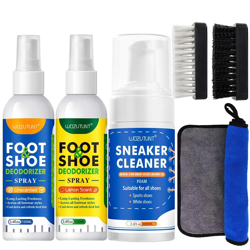 Foot and Shoe Deodorizer Spray 100ml Lemon Scent Odor Remover