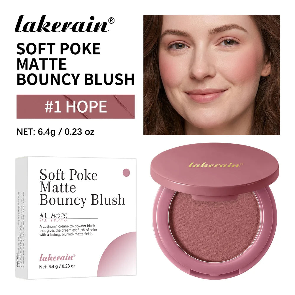 Matte Cream to Powder Bouncy Blush for Natural Flush - 22