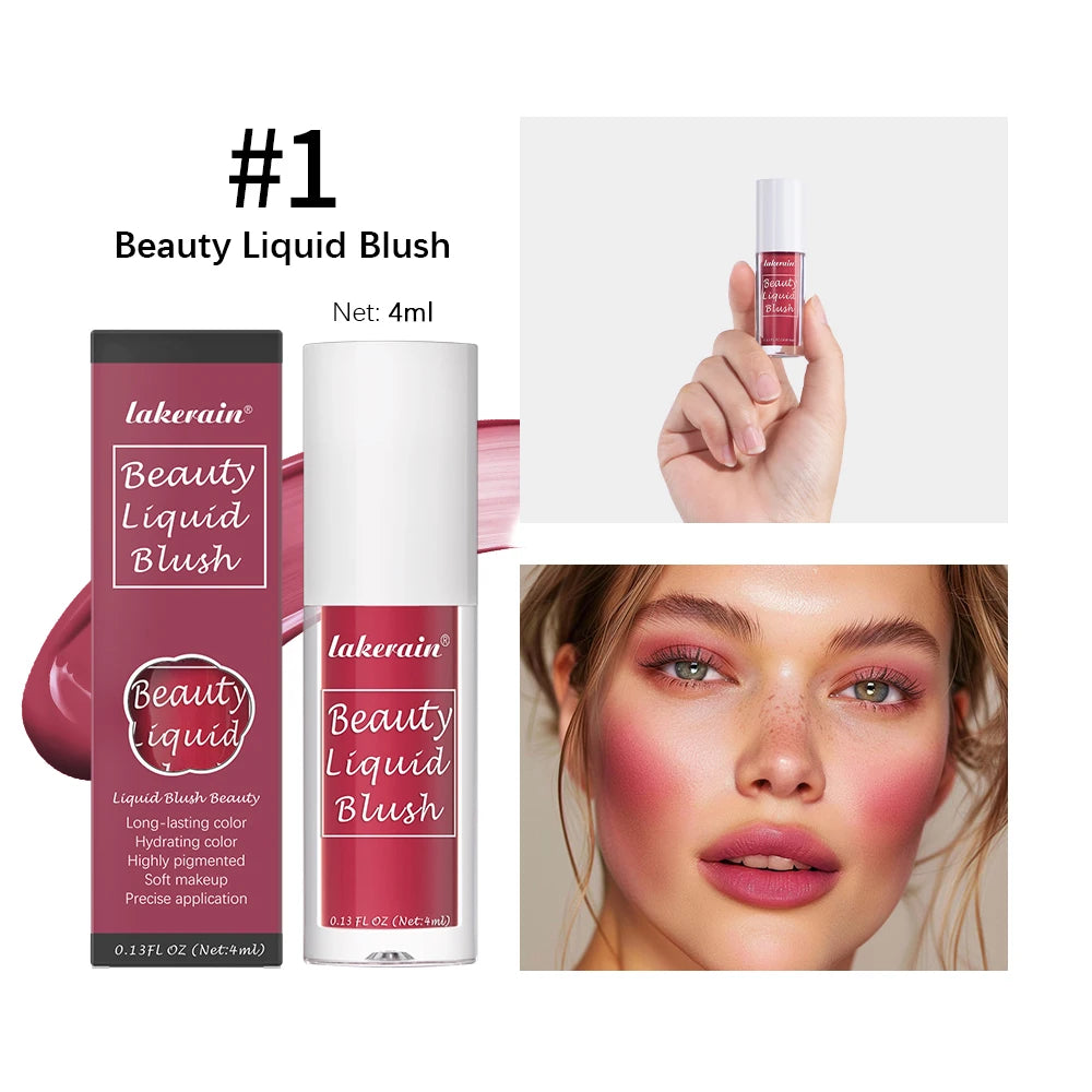 Long-Lasting Liquid Blush for Natural Glowing Makeup
