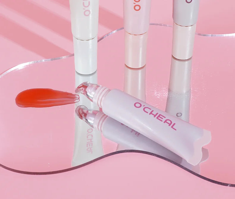 OCheal Crystal Gloss Moisturizing Lip Balm Hydrating Tinted Lip Care - 19