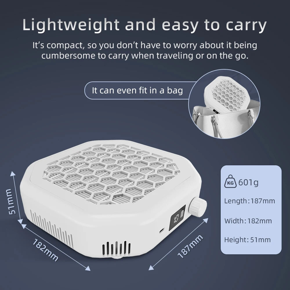 Rechargeable Cordless Nail Dust Collector for Manicures
