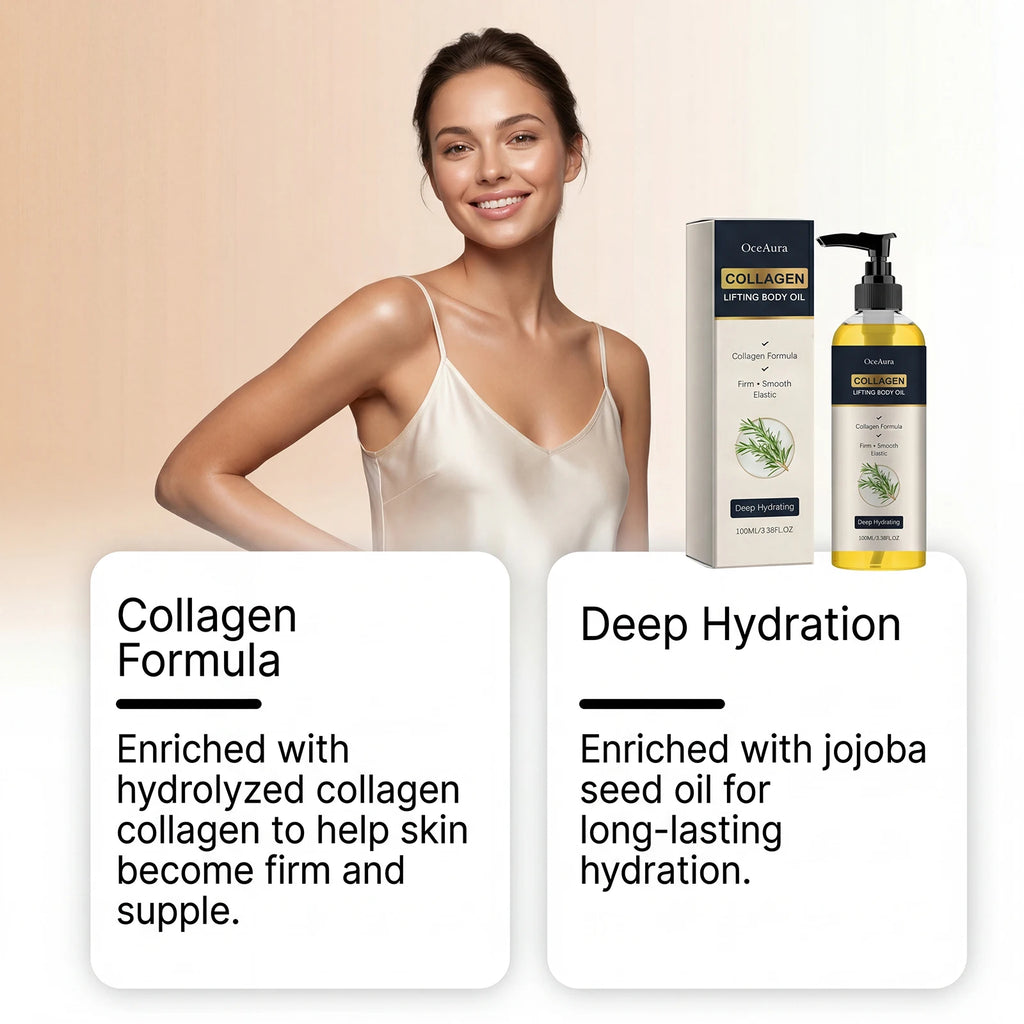 Collagen Firming Body Oil for Skin Elasticity and Moisturizing