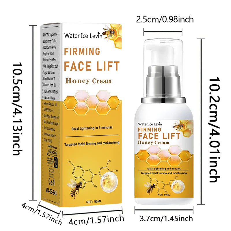 Honey Instant Face Lift Cream Firming and Anti Aging Moisturizer 50ml