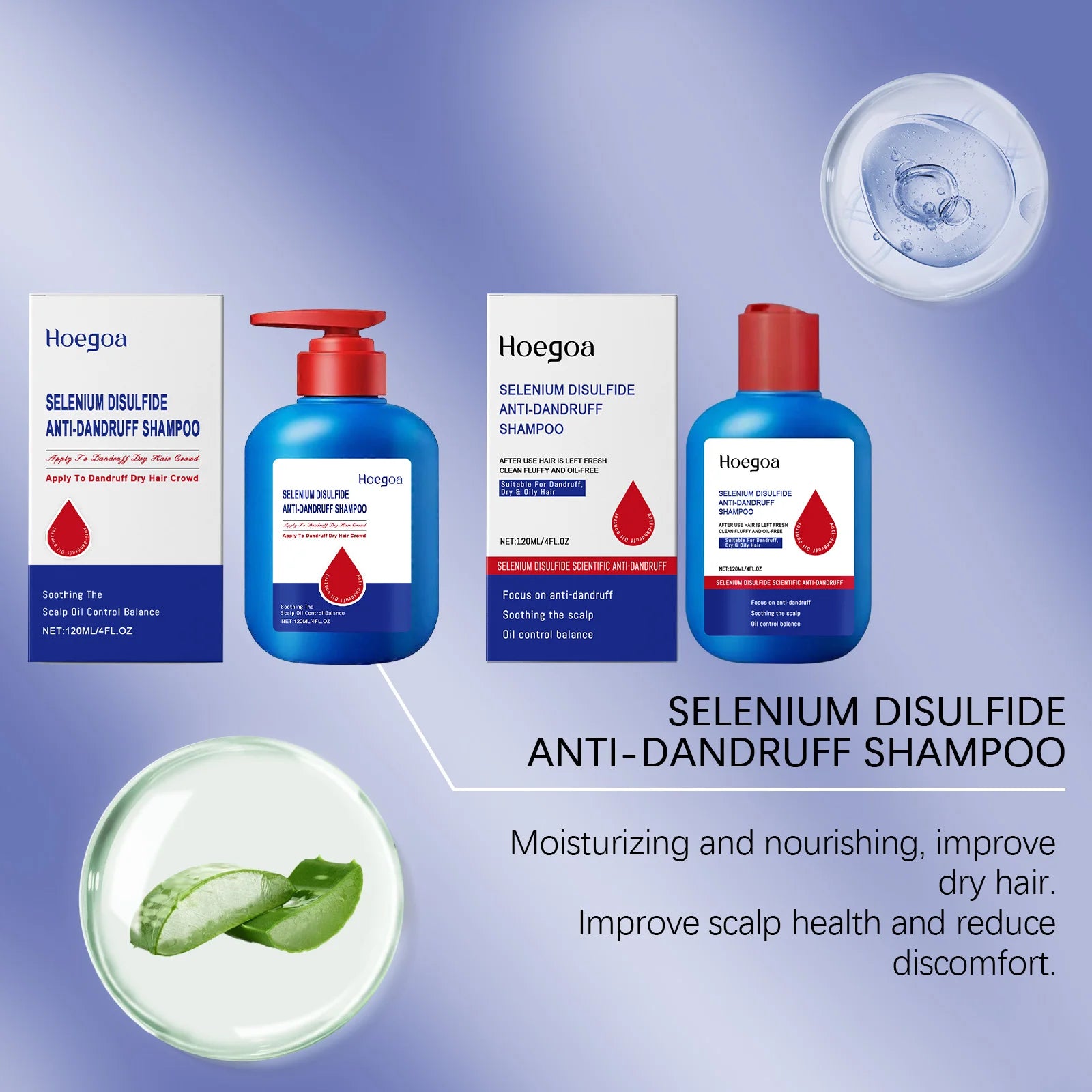 Selenium Disulfide Anti-Dandruff Scalp Relief Shampoo - 17