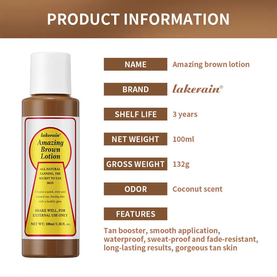 Sunless Tanning Body Lotion for Deep Bronze Glow - 17