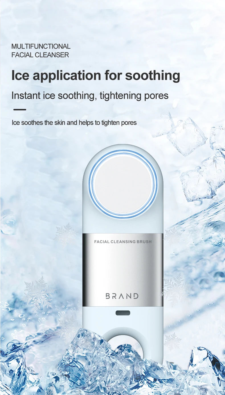 Hot and Cold Silicone Facial Cleansing Brush