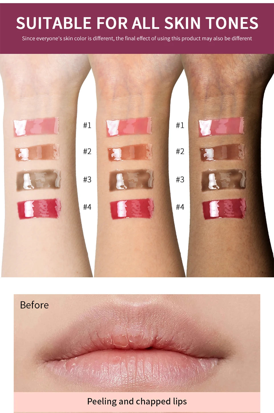 Hydrating Peptide Lip Tint for Soft Glossy Lips