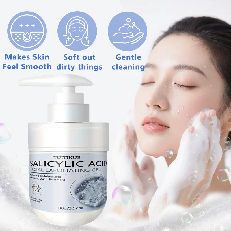 YUITIKUE Salicylic Acid Facial Exfoliating Gel Cleanser 100g - 12
