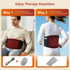 Red Light Therapy Heating Belt for Pain Relief