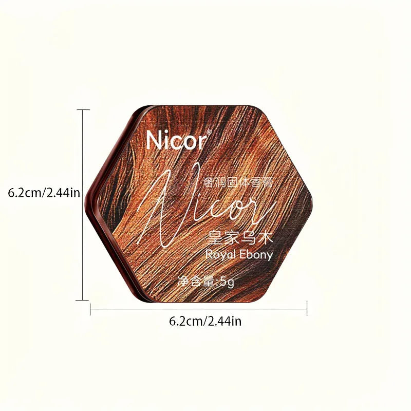 Nicor Solid Cologne Balm Long Lasting Portable Men Fragrance Perfume