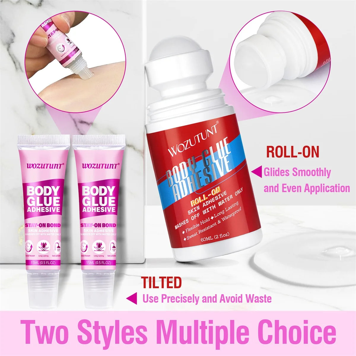 Wozutunt Body Glue Skin Adhesive for Clothing and Lingerie - 5