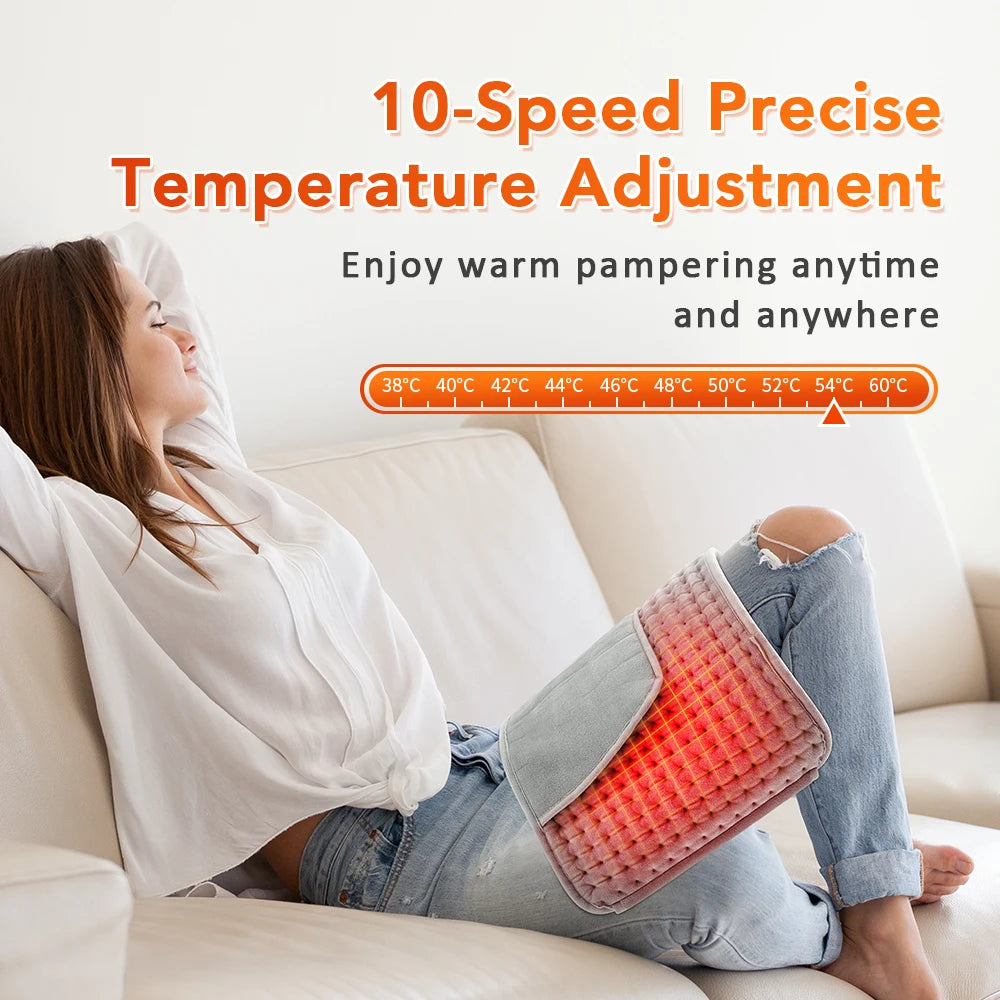 Electric Heating Waist Belt with Adjustable Temperature and Timer