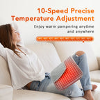 Electric Heating Waist Belt with Adjustable Temperature and Timer