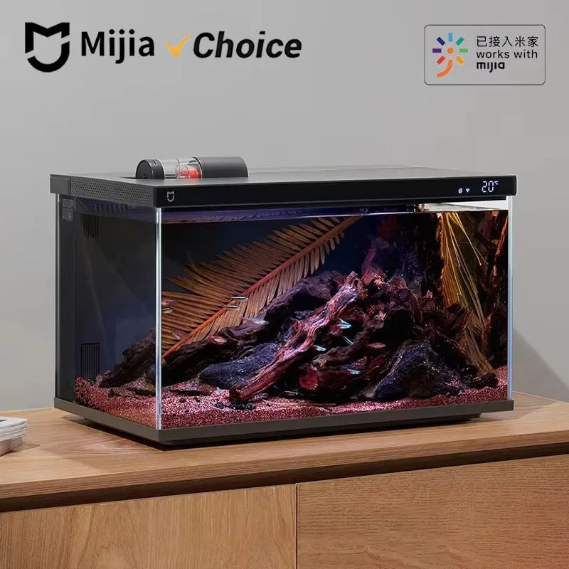 Mijia Smart Fish Tank MYG100 App Controlled Aquarium with Auto Feeder