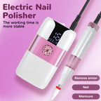 Portable Rechargeable Electric Nail Drill for Manicure and Pedicure