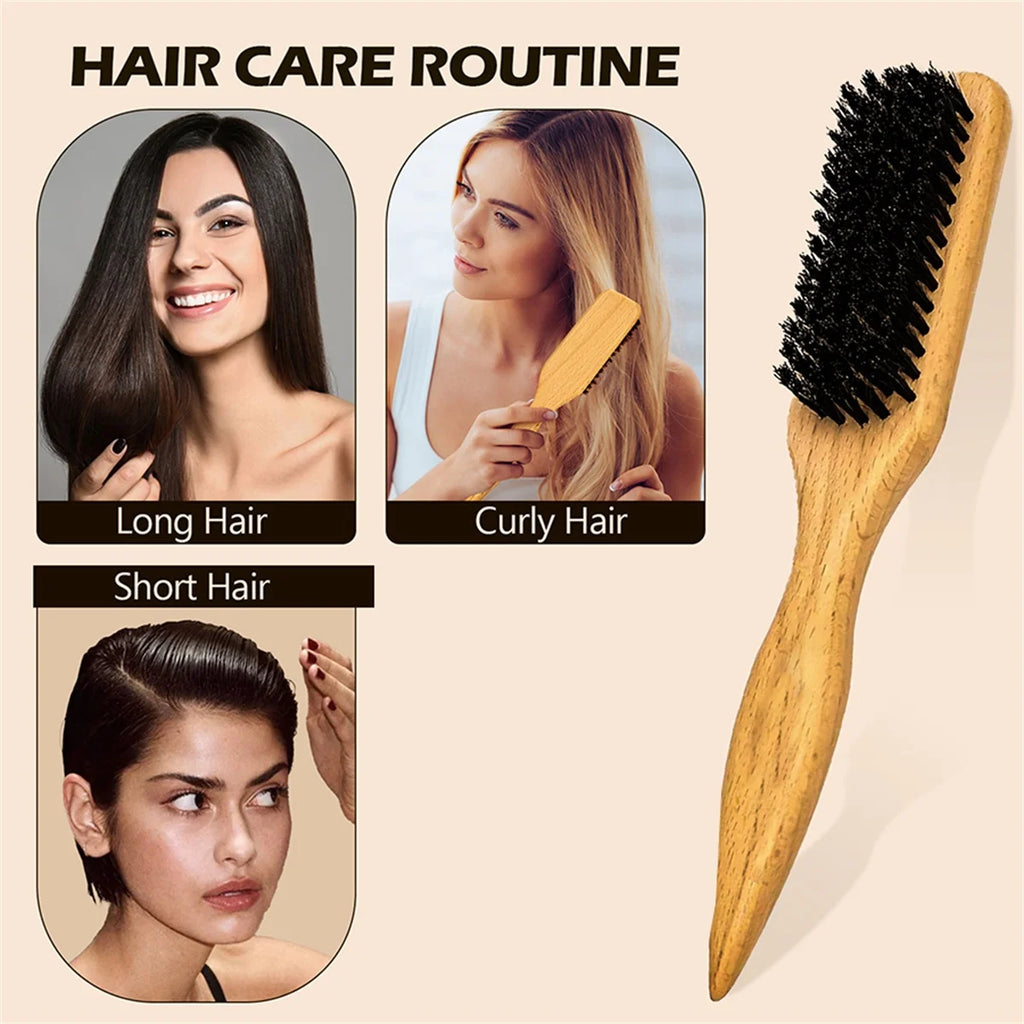 Goiple Hair Wax Stick and Styling Brush Set for Frizz and Flyaways