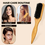 Goiple Hair Wax Stick and Styling Brush Set for Frizz and Flyaways