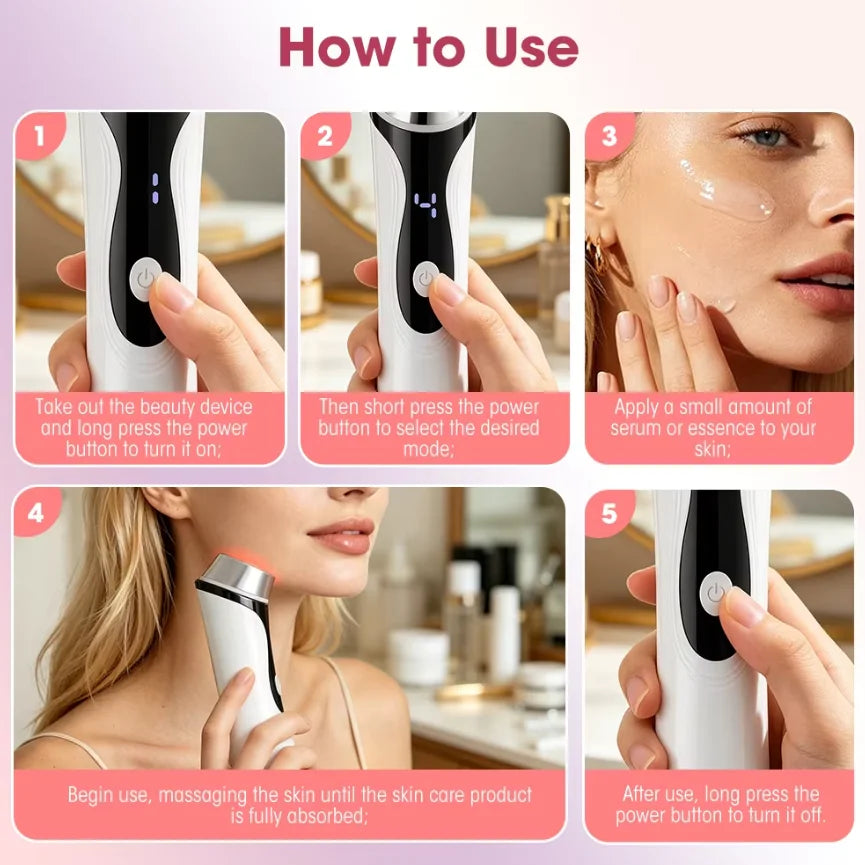 Microcurrent Facial Massager for Skin Tightening and Lifting - 6