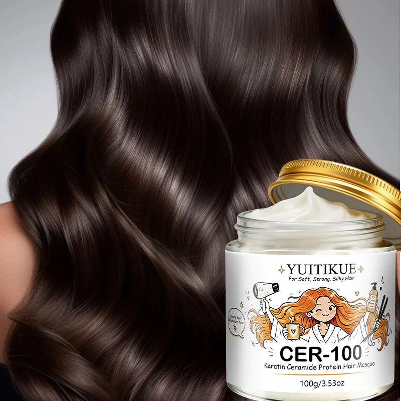 YUITIKUE CER-100 Keratin Ceramide Hair Mask Deep Conditioning Treatment - 12