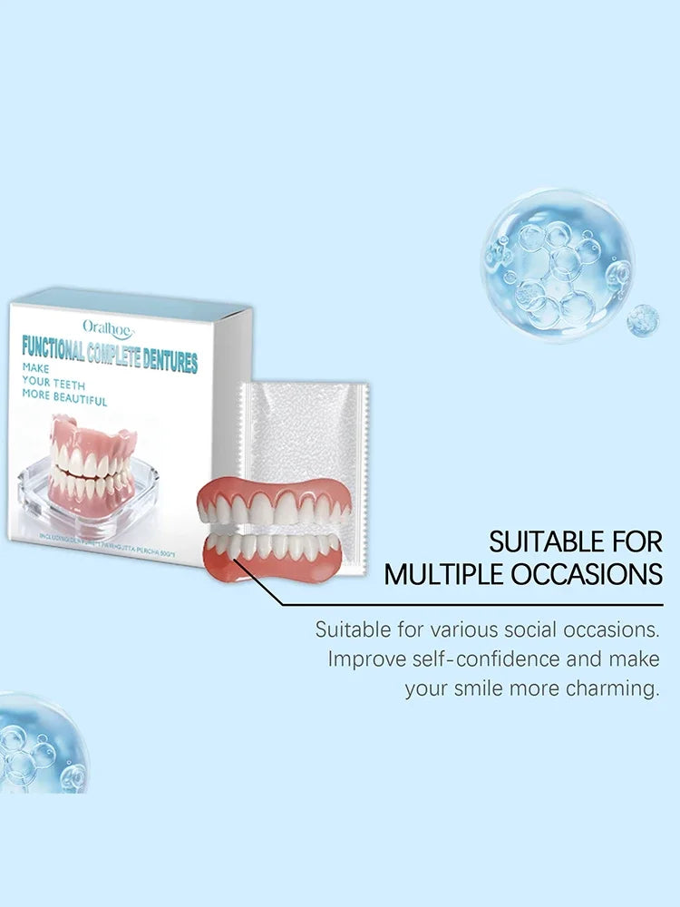Instant Silicone Cosmetic Dentures for a Confident Smile - 13