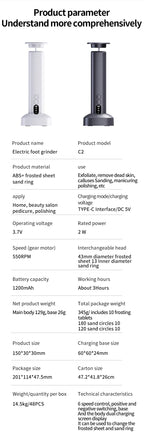 Electric Foot Callus Remover for Smooth Feet