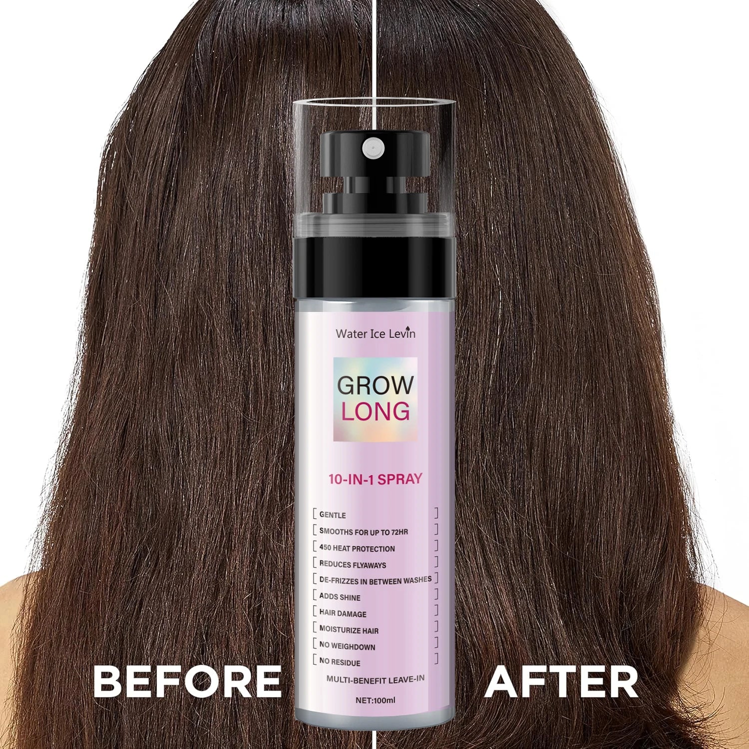 100ml 10-in-1 Leave-In Hair Conditioner Spray with Green Tea - 3
