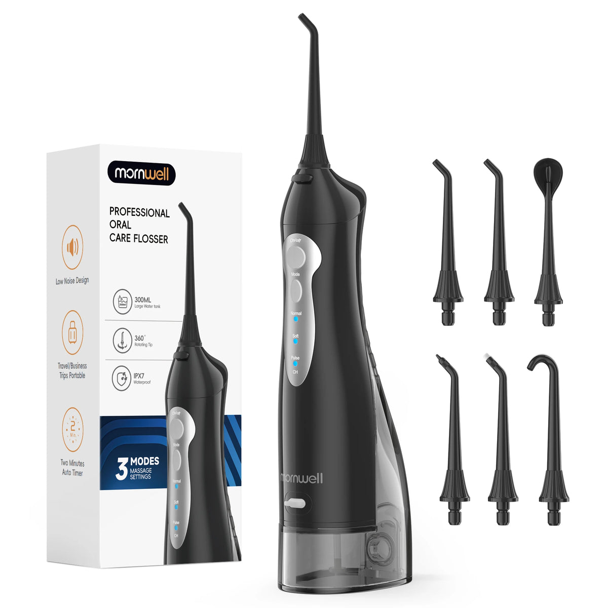 Portable Cordless Water Flosser for Teeth Cleaning
