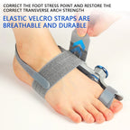 Adjustable Bunion Corrector and Toe Straightener Brace