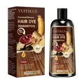 YUITIKUE Caramel Brown Hair Dye Shampoo 4-in-1 Color Treatment 100ml